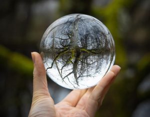 Crystal ball symbolizing the challenge of predicting financial uncertainty in Bedford, NH
